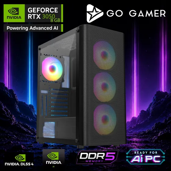 Go Gamer E294F Intel Core i5 12400F / 32GB DDR5 / 1TB SSD / RTX3050 8GB / OEM Gaming Paket