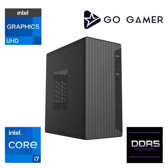 Go Gamer E478F Intel Core i7 14700 / 32GB DDR5 / 1TB SSD / Intel UHD Graphics / OEM Ev Ofis Paket