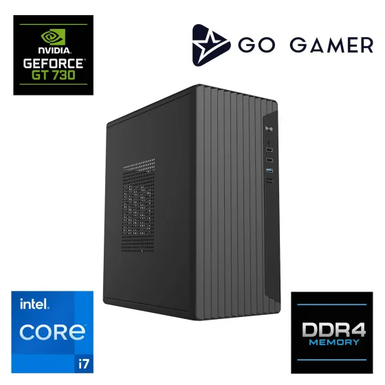 Go Gamer E519 Intel Core i7 13700F / 32GB DDR4 / 1TB SSD / Nvidia GT730 4GB / OEM Ev Ofis Paket