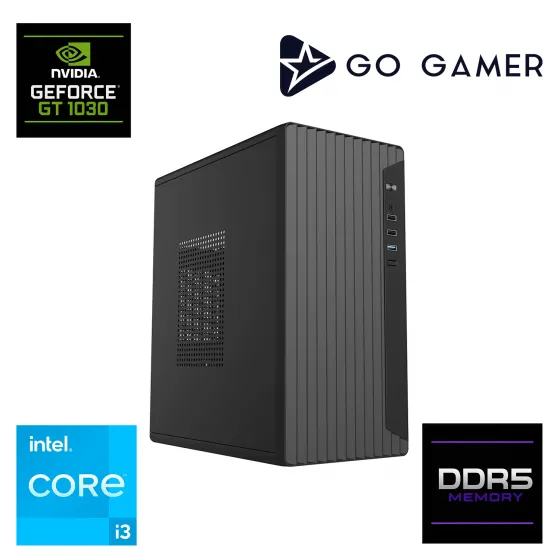 Go Gamer E97F Intel Core i3 13100F / 16GB DDR5 / 512GB SSD / Nvidia GT1030 4GB / OEM Ev Ofis Paket