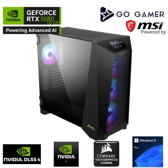 Go Gamer PS52 Intel Core Ultra 9 285K / 128GB 6000MHz DDR5 Ram / 2TB NVMe Gen5 SSD 14000-14700MB-sn / RTX5080 16GB / 360mm Sıvı Soğutma / Z790 Gaming / Windows 11 Pro Masaüstü Bilgisayar
