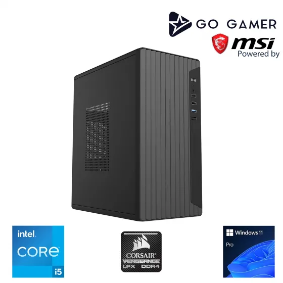 Go Gamer S176 Intel Core i5 11400 / 32GB 3200MHz / 1TB NVMe SSD 5000-3600MB-SN Gen4 / Windows 11 Pro Masaüstü Bilgisayar