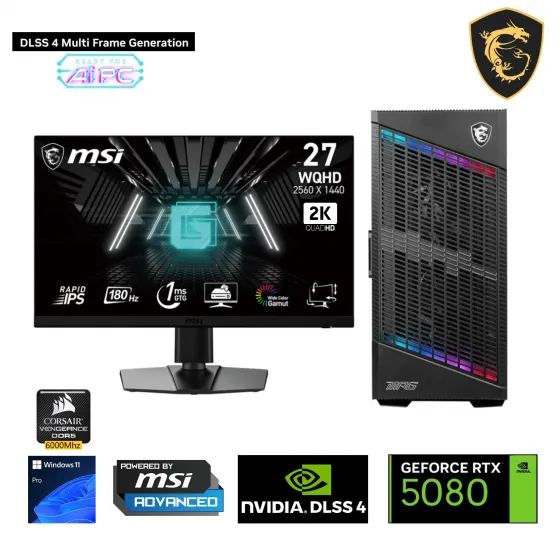 Go Gamer S23DK i7 14700KF / 128GB 6000MHz DDR5 Ram / 4TB SSD GEN4 / RTX5080 16GB / 360mm Sıvı Soğutma / 27 2K 180Hz. / Z790 MSI Oyuncu Bilgisayarı