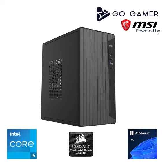 Go Gamer S294 Intel Core i5 14400F / 16GB DDR5 5200MHz / 512GB NVMe SSD 3300-3100MB-sn / GT730 / Windows 11 Pro Masaüstü Bilgisayar