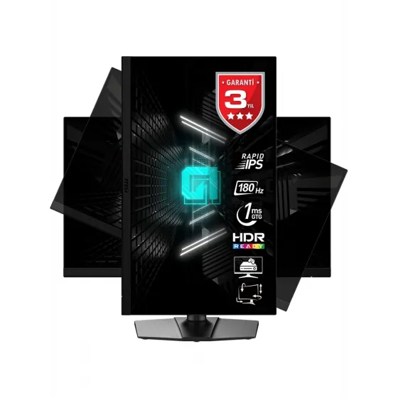 MSI 27 G272QPF E2 2560x1440 (WQHD) 16:9 FLAT RAPID IPS 180HZ 1MS ADAPTIVE-SYNC PIVOT GAMING Monitör