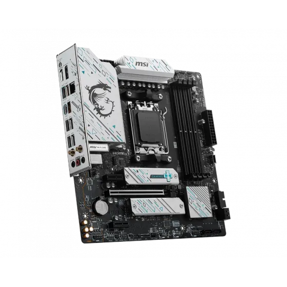 MSI B650M GAMING PLUS WIFI AM5 DDR5 7200MHZ(OC) HDMI DP M.2 USB3.2 2.5G LAN WI-FI 6E MATX
