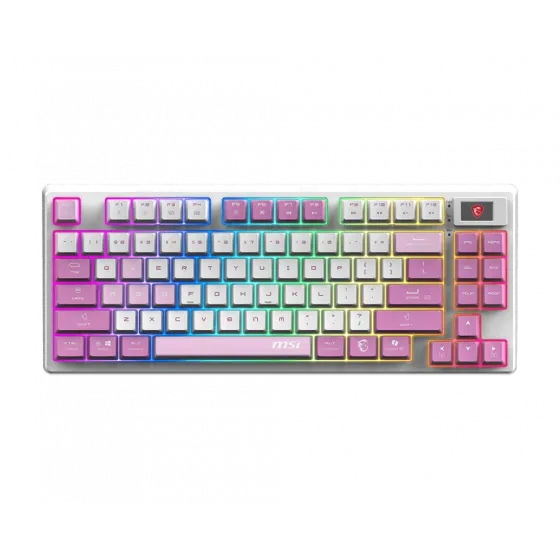 MSI FORGE GK600 TKL W VIOLET TR GAMING KLAVYE