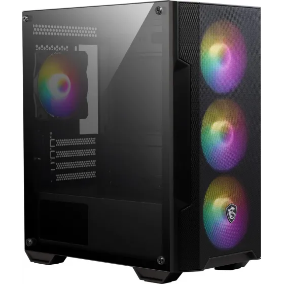 MSI MAG FORGE M100A 4x Auto-RGB Rainbow Fan 600Watt 80+ Premium RGB Gaming Kasa