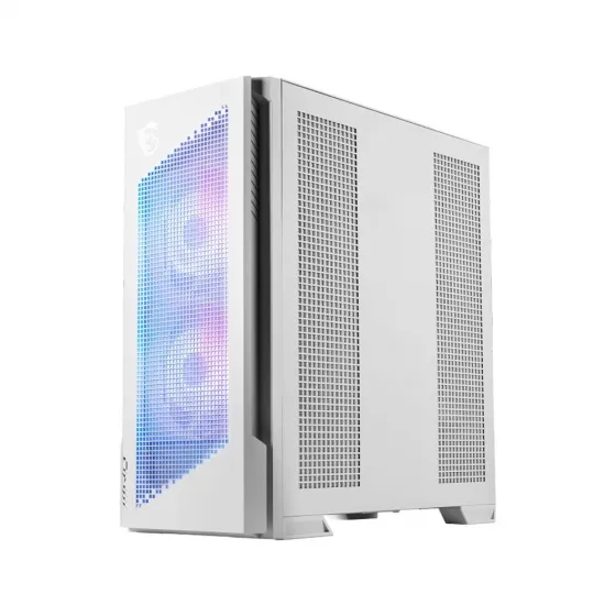 MSI MPG VELOX 300R AIRFLOW PZ WHITE Temperli Cam 2x 120mm ARGB 1x 120 mm Fan E-ATX Beyaz Gaming Bilgisayar Kasası - PSU YOK