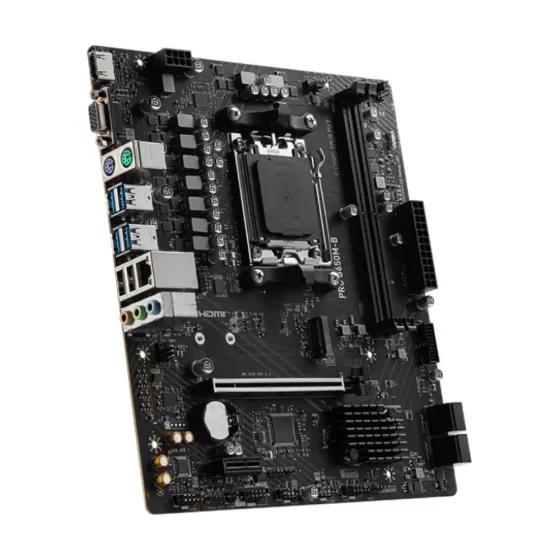 MSI PRO B650M-B AM5 DDR5 6800MHZ(OC) HDMI VGA M.2 USB3.2 2.5G LAN MATX