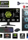 BDT AMD Ryzen 5 5600 / 16GB 3200MHz / 512GB SSD / RTX3050 6GB / MSI 24 180Hz. / OEM Parça Paketi