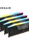 Corsair Vengeance RGB 128 GB 6000MHz CMH5X32G2B60Z40A2x4 128GB DDR5 6000MHz (4x32GB) XMP 3.0 & AMD EXPO Soğutuculu Performans RGB Ram Bellek (Bulk/Kutusuz)