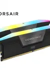 Corsair Vengeance RGB 64 GB 6000MHz CMH5X32G2B60Z40A2x2 64GB DDR5 6000MHz (2x32GB) XMP 3.0 & AMD EXPO Soğutuculu Performans RGB Ram Bellek (Bulk/Kutusuz)