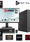 Go Gamer AE332D AMD Ryzen 7 5700G / 32GB DDR4 / 1TB SSD / AMD Radeon Graphics / MSI 24 100Hz. / OEM Ev Ofis Paket