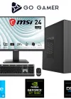 Go Gamer E122D Intel Core i3 14100F / 16GB DDR4 / 512GB SSD / Nvidia GT1030 4GB / MSI 24 / OEM Ev Ofis Paket