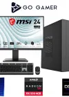 Go Gamer E268D Intel Core Ultra 225F / 32GB DDR5 / 1TB SSD / RX550 4GB / MSI 24 100Hz. / OEM Ev Ofis Paket