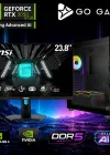Go Gamer E291DP Intel Core i5 12400F / 32GB DDR5 / 1TB SSD / RTX3050 6GB / MSI 24 180Hz. / OEM Gaming Paket
