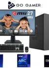 Go Gamer E487DF Intel Core Ultra 7 265 / 16GB DDR5 / 512GB SSD / Intel HD ARC XE2 Integrated Graphics / MSI 27 100Hz. / OEM Ev Ofis Paket