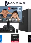 Go Gamer E522DF Intel Core i7 13700F / 32GB DDR5 / 1TB SSD / RX550 4GB / MSI 27 100Hz. / OEM Ev Ofis Paket