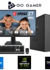 Go Gamer E525DF Intel Core i7 13700F / 32GB DDR5 / 1TB SSD / Nvidia GT1030 4GB / MSI 27 100Hz. / OEM Ev Ofis Paket