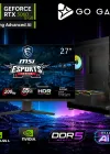 Go Gamer E562DP Intel Core i7 12700F / 32GB DDR5 / 2TB SSD / RTX5060 8GB / MSI 27 200Hz. 0.5MS / OEM Gaming Paket