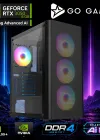 Go Gamer E577 Intel Core i7 13700F / 32GB DDR4 / 1TB SSD / RTX3050 6GB / OEM Gaming Paket