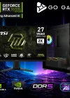 Go Gamer E663DP Intel Core i7 14700KF / 64GB DDR5 / 1TB SSD / RTX5070Ti 16GB / 240mm Sıvı Soğutma / MSI 27 200Hz. 0.5MS / OEM Gaming Paket