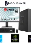 Go Gamer E77DF Intel Core i3 13100F / 16GB DDR5 / 512GB SSD / Nvidia GT210 / MSI 24 / OEM Ev Ofis Paket
