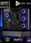 Go Gamer E856F Intel Core Ultra 9 285K / 128GB DDR5 / 2TB SSD / RTX5080 16GB / 360mm Sıvı Soğutma / BT 5.2 & WiFi 6E / OEM Gaming Paket