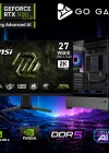 Go Gamer E859DF Intel Core Ultra 9 285K / 32GB DDR5 / 1TB SSD / RTX5090 32GB / 360mm Sıvı Soğutma / BT 5.2 & WiFi 6E / OEM Gaming Paket