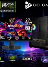 Go Gamer E863DP Intel Core Ultra 9 285K / 256GB DDR5 / 2TB SSD / RTX5090 32GB / 360mm Sıvı Soğutma / Z790 / BT 5.3 & WiFi 7 / MSI 27 OLED 2K 240Hz. 0.03MS / OEM Gaming Paket