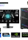 Go Gamer S33DK i9 14900KF / 32GB 6000MHz DDR5 Ram / 1TB SSD GEN4 / RTX5080 16GB / 240mm Sıvı Soğutma / 27 2K 180Hz. / B760 MSI Oyuncu Bilgisayarı