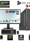Go Gamer S94D Intel Core i3 14100F 32GB 1TB SSD RTX3050 MSI 24 / Windows 11 Pro Masaüstü Bilgisayar