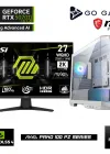 Go Gamer W98DP Intel Core i7 14700F / 32GB DDR5 6000Mhz / 1TB NVMe m.2 SSD / RTX5070Ti 16GB / 360mm Sıvı Soğutma / WiFi 6E & BT 5.3 / MSI 27 2K 180Hz. / Beyaz Kasa Gaming Paket