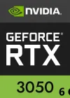 Nvidia GeForce RTX 3050 6GB 96Bit GDDR6 DX12 DVI + DP + HDMI PCIE 4.0 Ekran Kartı