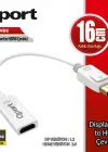 QPORT Q-DP-HD2 DISPLAY PORTUNDAN HDMI CEVIRICI 4K 60HZ