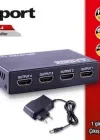 QPORT (Q-SPL4) FULL HD 1 GIRIS 4CIKIS HDMI SPLITTE