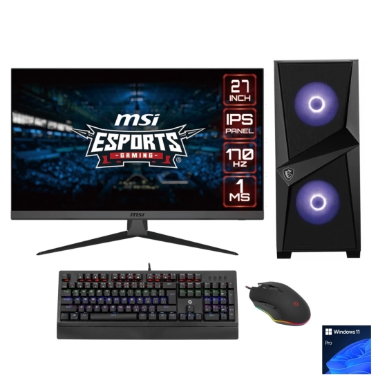 Go Gamer DF1243DS Intel Core i7 14700F 64GB 1TB SSD + 2TB HDD RTX4060Ti 16GB Windows 11 Pro 27 Masaüstü Bilgisayar