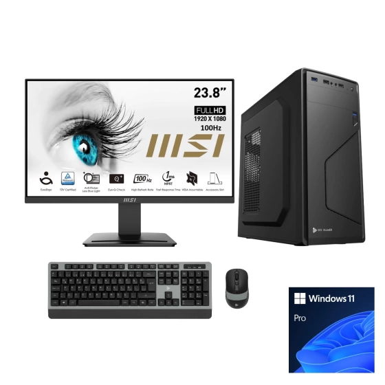 Go Gamer IG670D Intel Core i5 14400 16GB 2TB SSD Windows 11 Pro 23.8 Masaüstü Bilgisayar