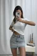 Mary Crop T-Shirt - Beyaz