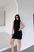 Sheila Taş Detay Elbise - Siyah