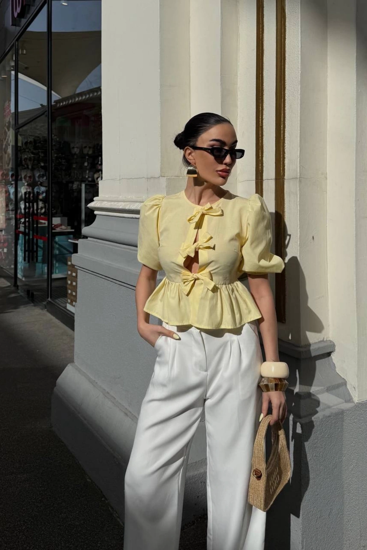 Aisha Balon Kol Gömlek