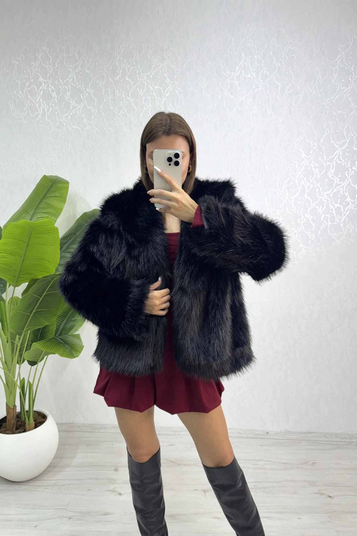 Darian Kürk Mont-Siyah