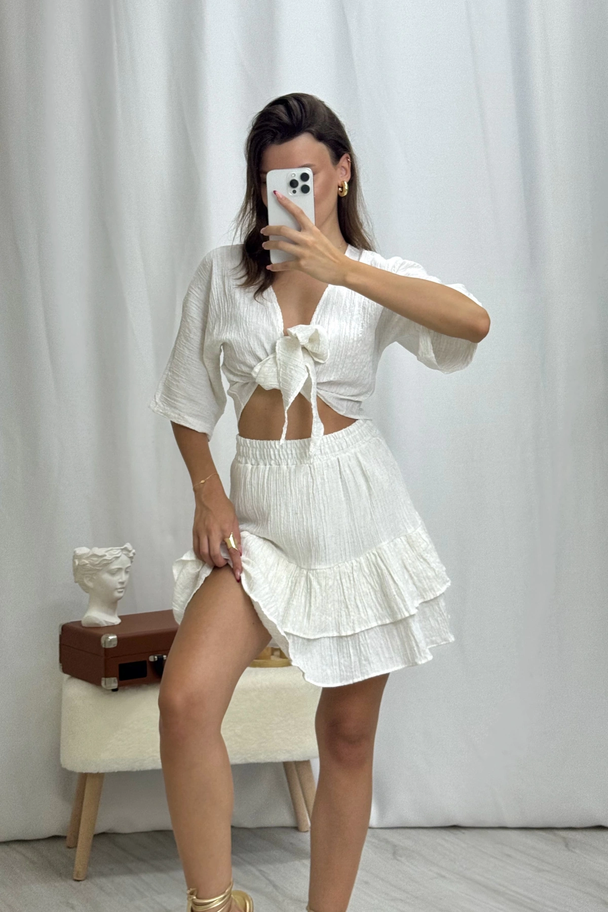 Frida Şort Etek Takım