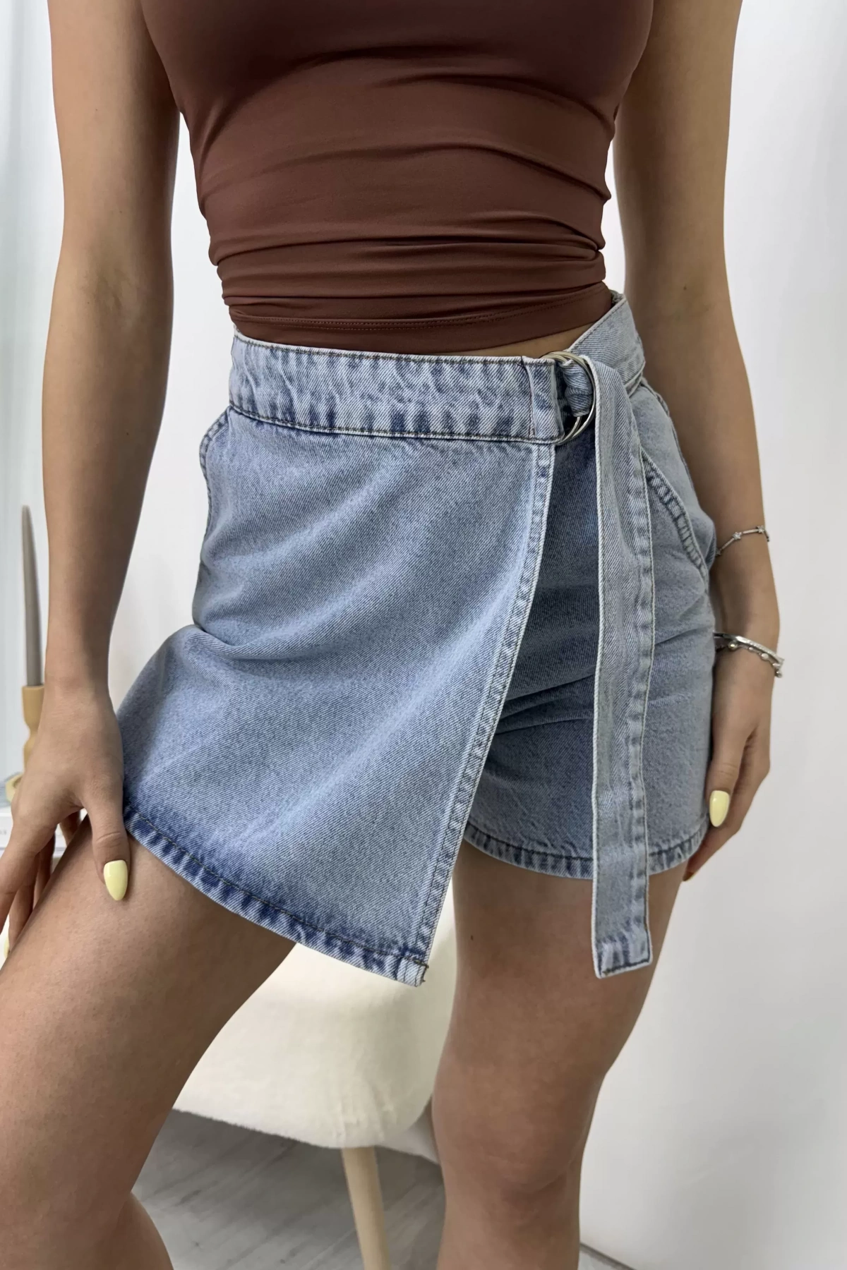 Ines Şort Etek - kot