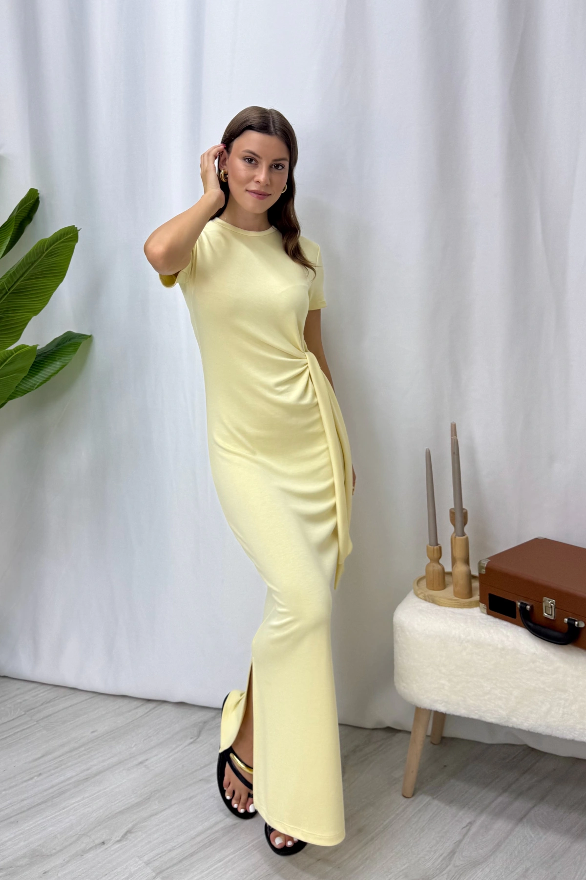 Nigel Oysho Elbise-Sarı