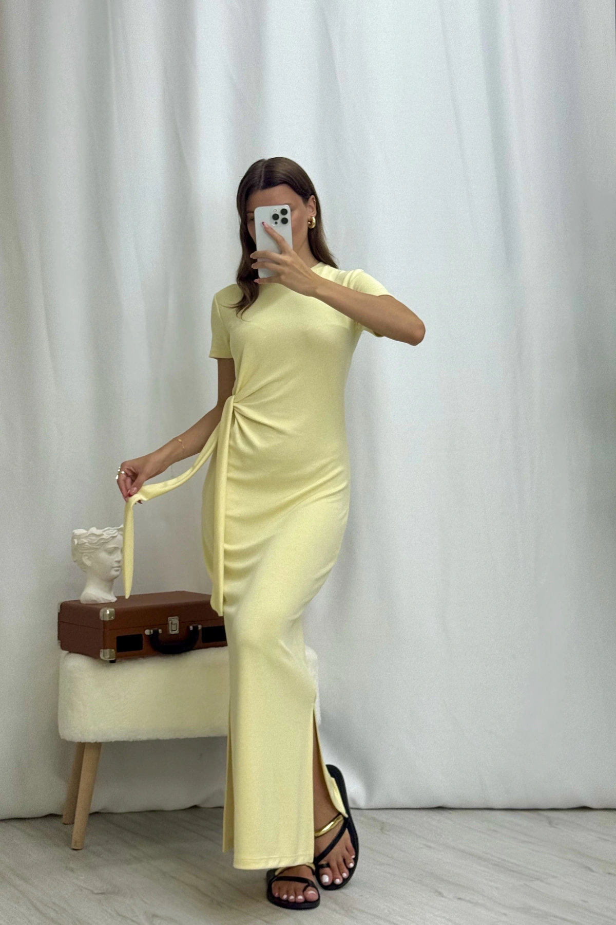 Nigel Oysho Elbise-Sarı