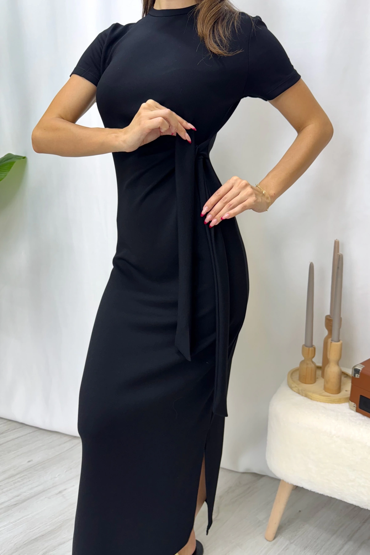 Nigel Oysho Elbise-Siyah