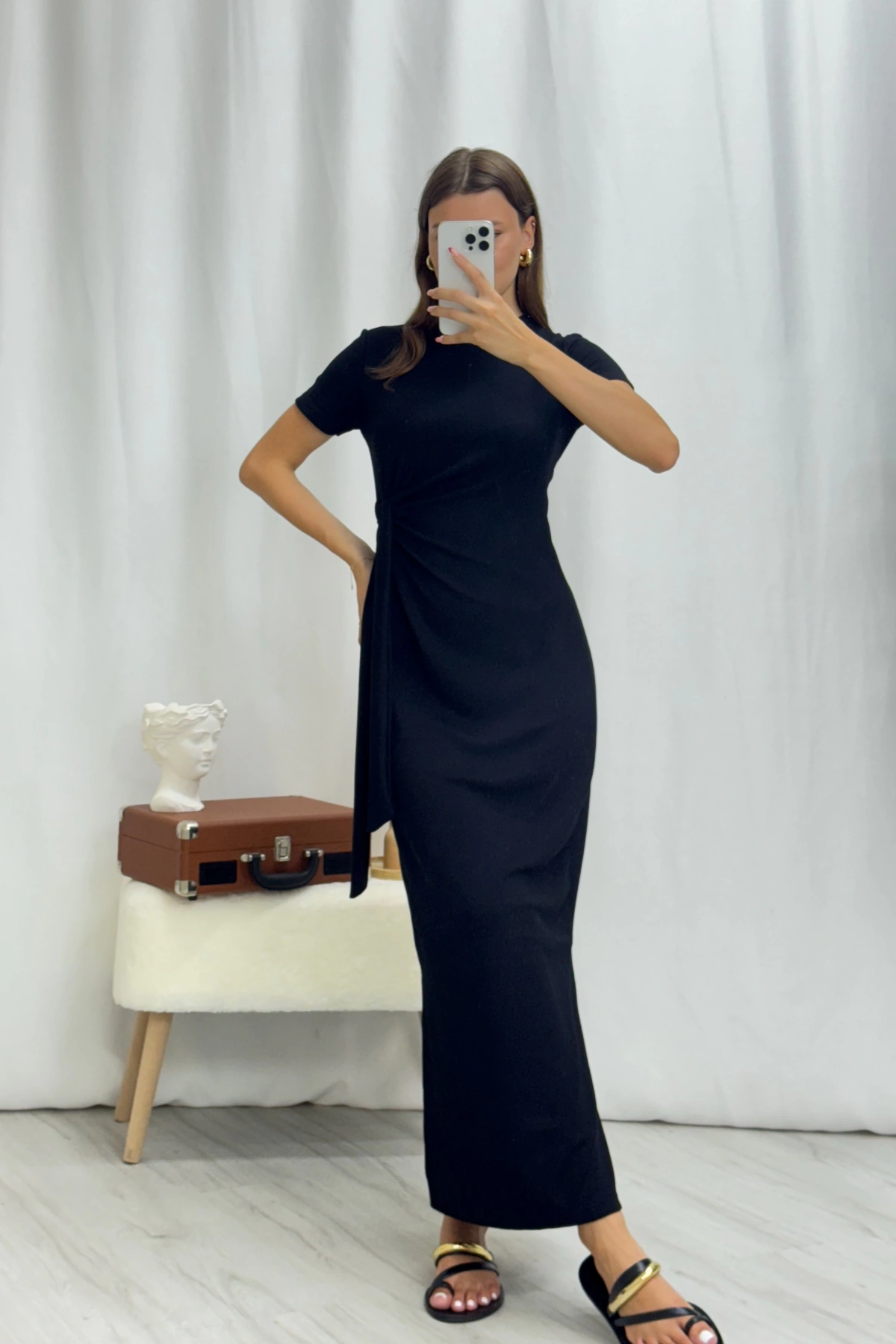 Nigel Oysho Elbise-Siyah