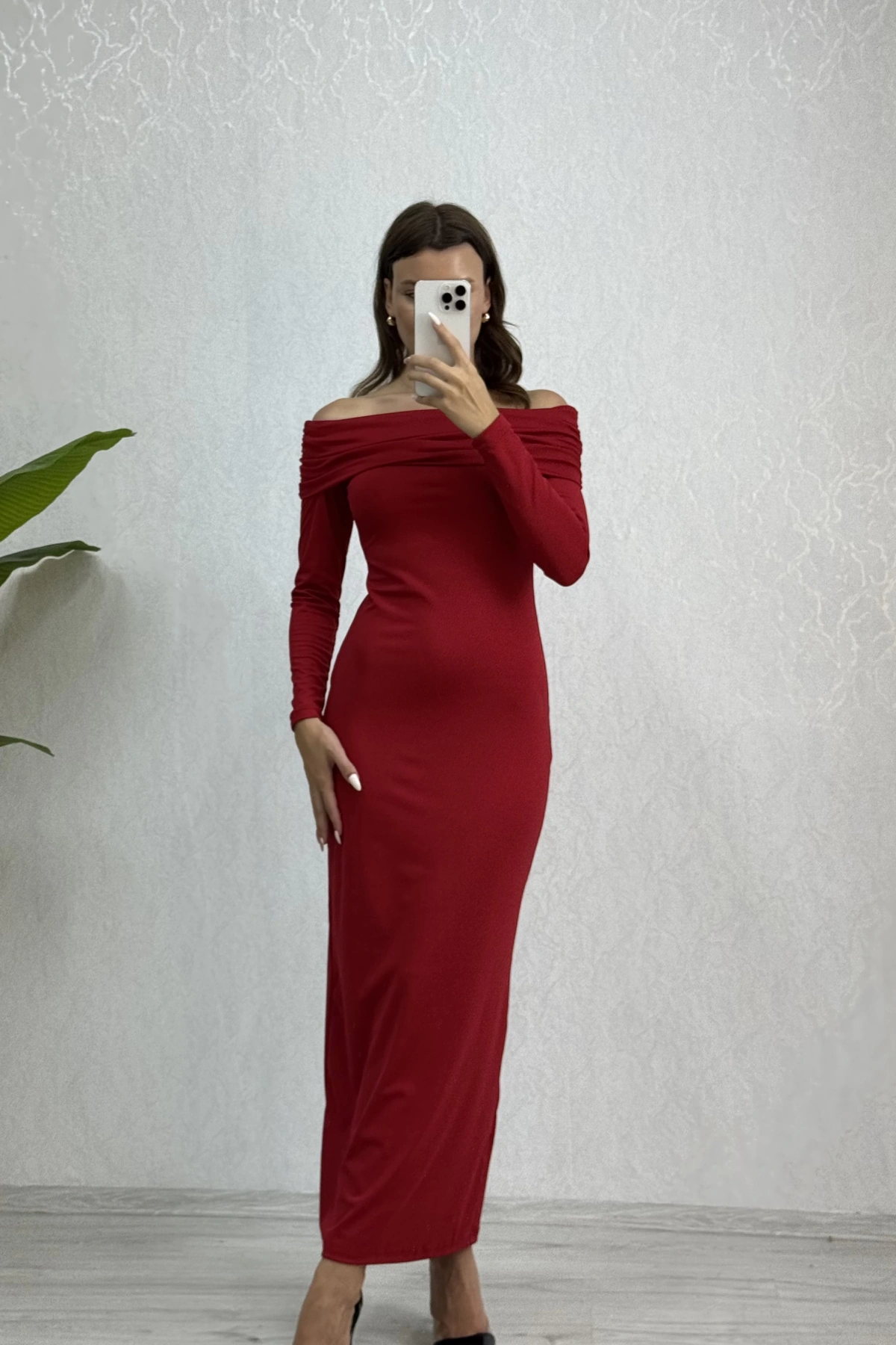 Nina Madonna Elbise-Kırmızı